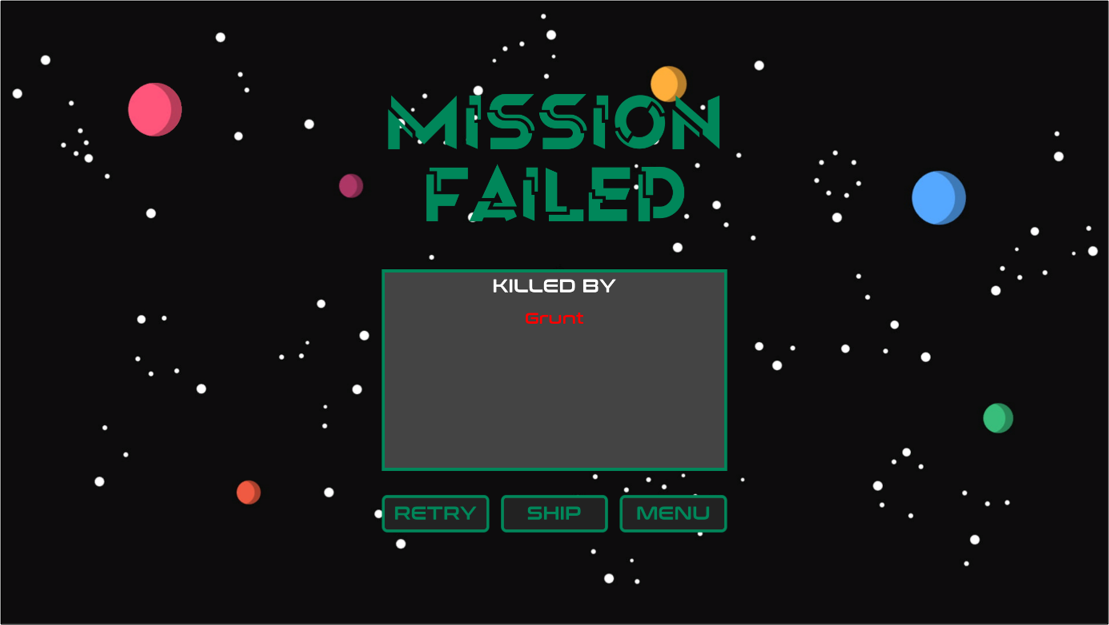 Mission failed